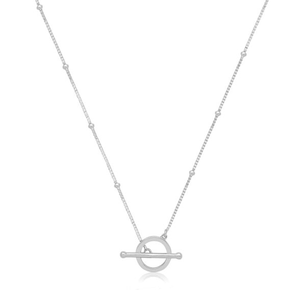 Silver & Co T-Bar Necklet