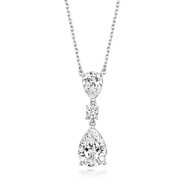 Silver & Co Drop Pendant With Chain