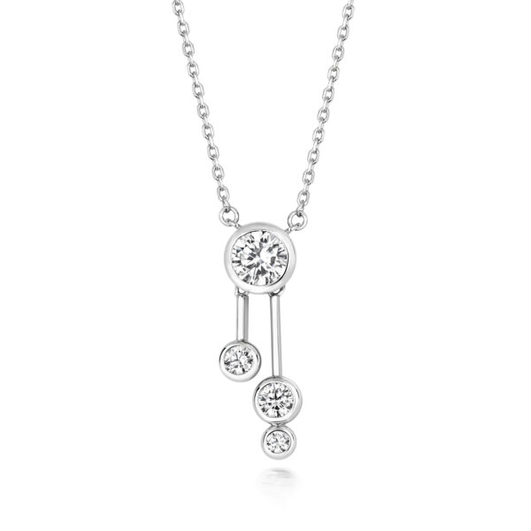 Silver & Co Rub over Pendant With chain