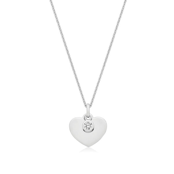 Silver & Co Fine Heart Pendant