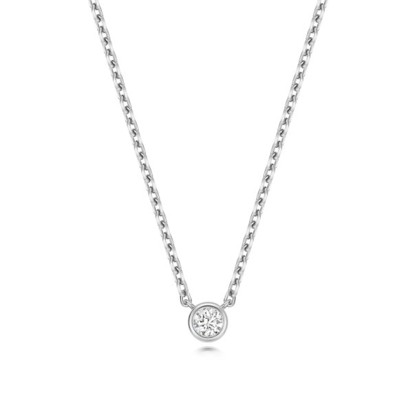Silver & Co Floating Style Pendant And Chain